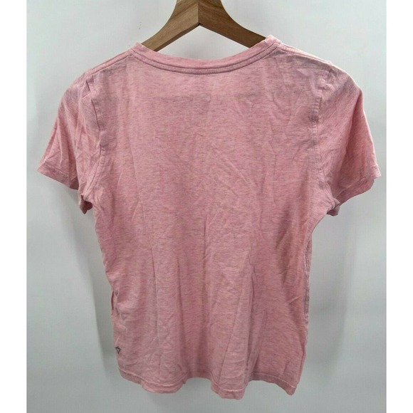 Ivivva by Lululemon Girls Size 14 Ever Easy Tee T-Shirt Short Sleeve Cotton Pink - Picture 2 of 4